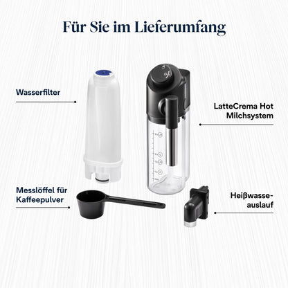 Magnifica Evo - (ECAM292.81.SB)Kaffeevollautomat mit Vollautomatischem cremigen Milchschaum,7 One-Touch-Getränke,Kaffeemaschine,Cappuccino & Espresso,Soft-Touch-Bedienfeld,Silber